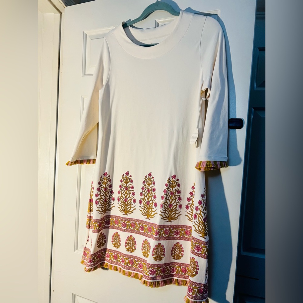 Spartina 449 dress. Brand new w/tags! Never worn - cream offwhite shift dress M